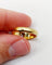 Bague 55.5 Bague jonc dôme antique en or 18k et diamant taille ancienne 58 Facettes A07312