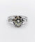 Bague 49 Bague solitaire Art déco en or blanc 18k et diamants 58 Facettes A07313