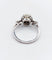 Bague 49 Bague solitaire Art déco en or blanc 18k et diamants 58 Facettes A07313