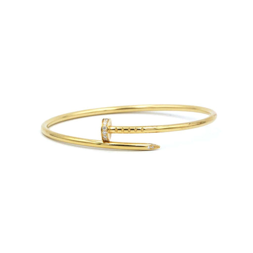 Bracelet Cartier Juste un Clou - Bracelet PM en or jaune et diamants 58 Facettes 260147R
