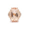 Bague 54 Bague cocktail en or rose, morganite 15 ct et diamants 58 Facettes B397