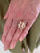 Bague 54 Bague cocktail en or rose, morganite 15 ct et diamants 58 Facettes B397