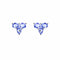 Boucles d'oreilles Eden - Boucles d'oreilles en or blanc 18K et tanzanites 58 Facettes GER1124TZ