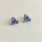 Boucles d'oreilles Eden - Boucles d'oreilles en or blanc 18K et tanzanites 58 Facettes GER1124TZ