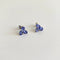 Boucles d'oreilles Eden - Boucles d'oreilles en or blanc 18K et tanzanites 58 Facettes GER1124TZ