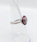 Bague 51.5 Bague cible Art déco en or blanc, platine, diamant et rubis synthétiques 58 Facettes A07317