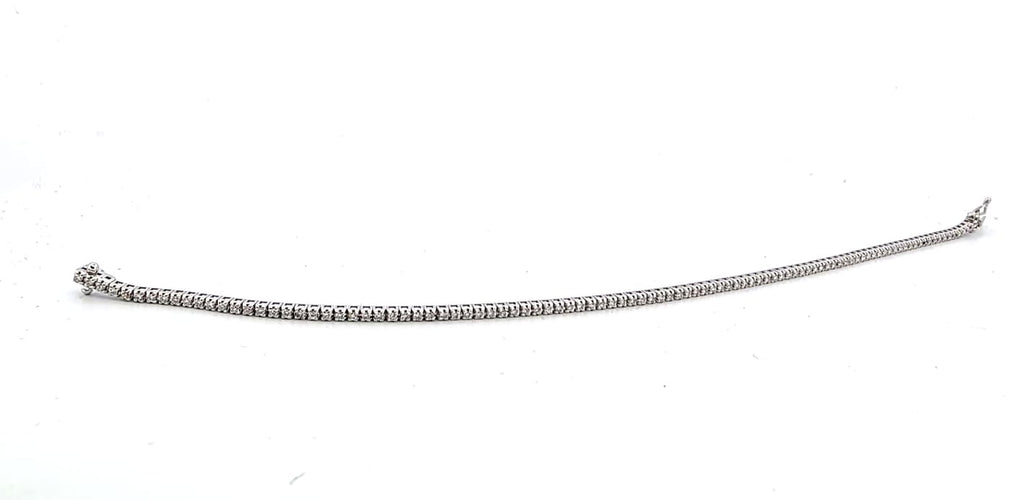 Bracelet Bracelet tennis en or blanc 18 kt avec diamants 58 Facettes 330/26 B