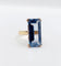 Bague 51 Bague cocktail Art déco en or 18k et spinelle synthétique 58 Facettes A07320