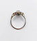Bague 46 Bague marquise Art déco en or blanc 18K, platine, diamant et saphirs synthétiques 58 Facettes A07321