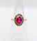 Bague 47.5 Bague pompadour antique en or 18k, platine, rubis synthétique et diamants 58 Facettes A07323