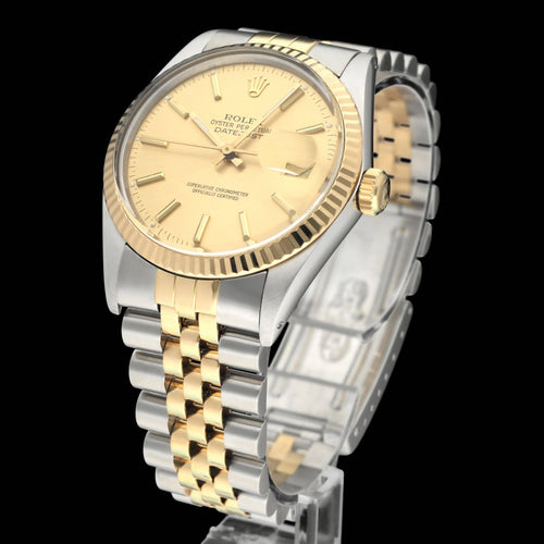 Montre Rolex - Montre Datejust 16013 en or et acier 58 Facettes ROL/DJ1/1455