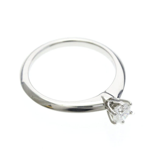 Bague 52 Tiffany & Co. Tiffany Setting - Bague solitaire en platine et diamant 58 Facettes pcskpobuah