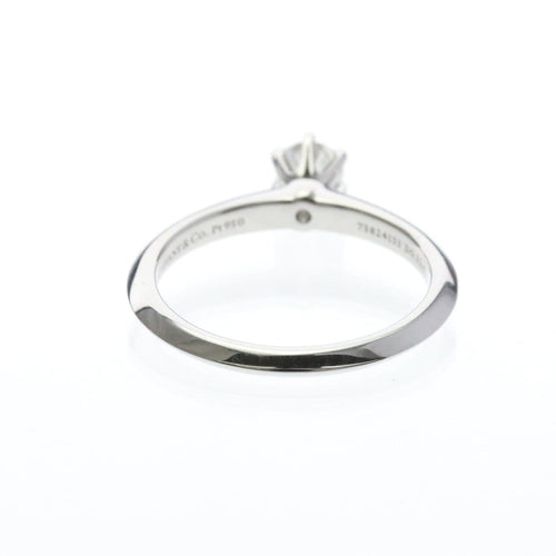 Bague 52 Tiffany & Co. Tiffany Setting - Bague solitaire en platine et diamant 58 Facettes pcskpobuah