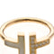 Bague 49 Tiffany & Co. T Wire - Bague en or rose, nacre et diamants 58 Facettes wir29b9tpm