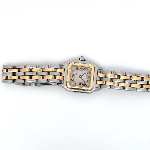 Montre Cartier Panthère - Montre en or jaune et acier 58 Facettes montre 002