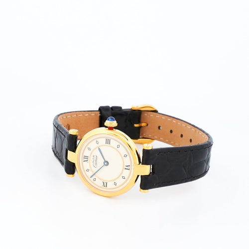 Montre Cartier Must Vendôme - Montre SM en vermeil 58 Facettes 521