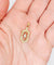 Pendentif Pendentif vintage hexagonal en or 18k et diamants 58 Facettes A07324