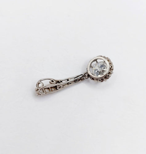 Pendentif Pendentif Art déco en platine et diamants 58 Facettes A07325