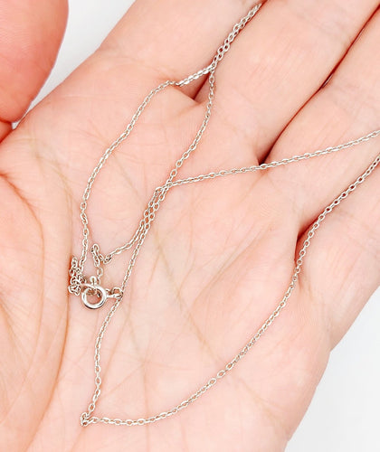 Collier Chaîne vintage - Collier en or blanc 18k 58 Facettes A07326