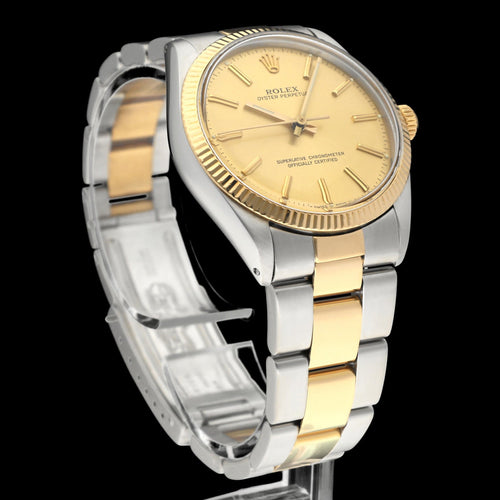 Montre Rolex - Montre Oyster Perpetual 34 1005 en or et acier 58 Facettes ROL/OOP/231