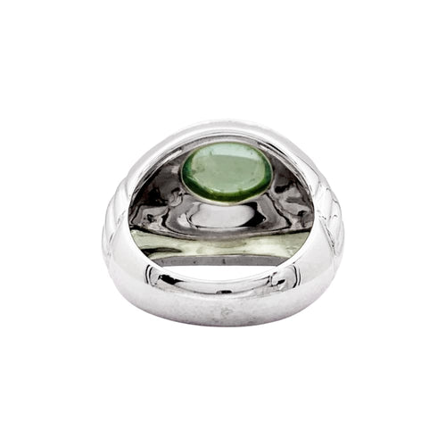 Bague 48 Boucheron Jaïpur - Bague en or blanc et tourmaline verte 58 Facettes 35666