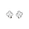 Boucles d'oreilles Van Cleef & Arpels Vintage Alhambra - Boucles d'oreilles en or blanc 58 Facettes 35689
