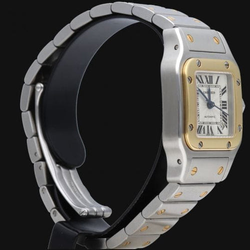 Montre Cartier Santos Galbée - Montre en or jaune et acier 58 Facettes MT46742