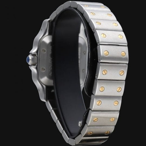 Montre Cartier Santos Galbée - Montre en or jaune et acier 58 Facettes MT46742
