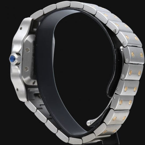 Montre Cartier Santos Galbée - Montre en or jaune et acier 58 Facettes MT46742