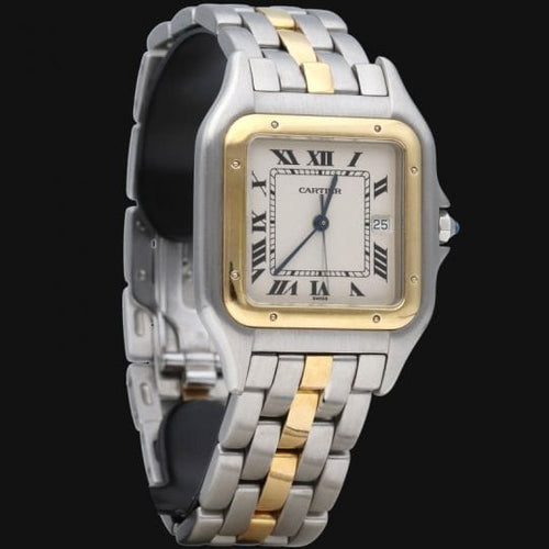Montre Cartier Panthère - Montre en or jaune et acier 58 Facettes MT46759