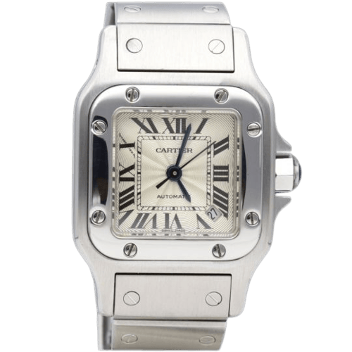 Montre Cartier Santos - Montre en acier 58 Facettes MT46777