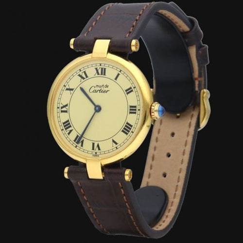 Montre Cartier Must de Cartier - Montre Vermeil en argent 58 Facettes MT46882