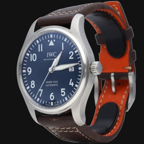 Montre IWC Pilot Mark XVIII - Montre en acier 58 Facettes MT46852