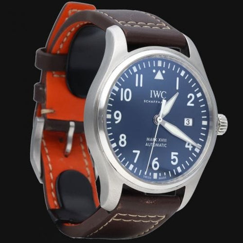 Montre IWC Pilot Mark XVIII - Montre en acier 58 Facettes MT46852