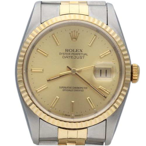 Rolex Datejust 36 - Montre en or jaune et acier