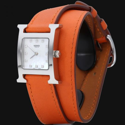 Montre Hermès Heure H - Montre en acier 58 Facettes MT46646