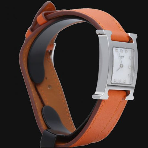 Montre Hermès Heure H - Montre en acier 58 Facettes MT46646