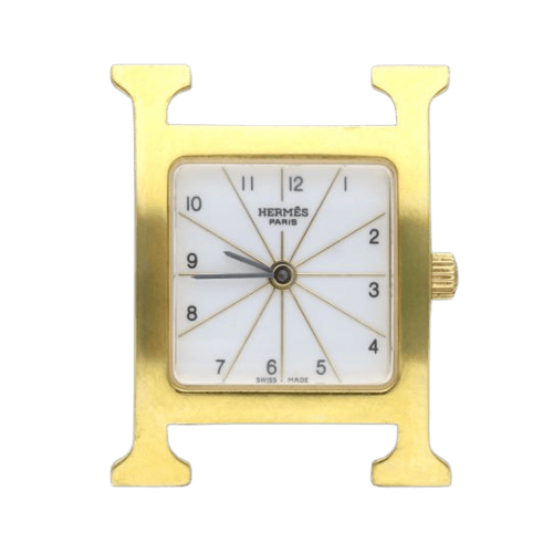 Montre Hermès Heure H - Montre en plaqué or 58 Facettes MT46938