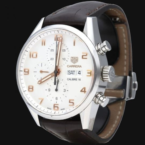 Montre TAG Heuer Carrera - Montre Calibre 16 en acier 58 Facettes MT46532