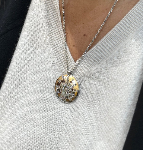 Collier De Beers Talisman - Collier en or blanc et diamants 58 Facettes tal