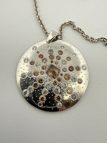 Collier De Beers Talisman - Collier en or blanc et diamants 58 Facettes tal