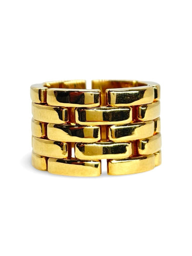 Bague 54 Cartier Maillon Panthère - Bague en or jaune 18K 58 Facettes 1991