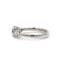 Bague 52 Solitaire trilogie - Bague en or blanc et diamants 58 Facettes 260142R-220596R