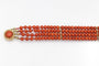 Bracelet Bracelet ancien en or jaune 14 carats et corail 58 Facettes 12207
