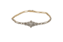 Bracelet Art déco - Bracelet en or jaune, platine et diamants, vers 1930 58 Facettes 12208