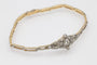 Bracelet Art déco - Bracelet en or jaune, platine et diamants, vers 1930 58 Facettes 12208