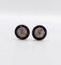 Boucles d'oreilles Puces d'oreilles Art déco en or 18k, diamants et saphirs 58 Facettes A07331