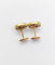 Boucles d'oreilles Puces d'oreilles Art déco en or 18k, diamants et saphirs 58 Facettes A07331