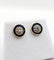 Boucles d'oreilles Puces d'oreilles Art déco en or 18k, diamants et saphirs 58 Facettes A07331