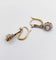 Boucles d'oreilles Dormeuses marguerite - Boucles d'oreilles en or 18k, platine et diamants 58 Facettes A07334